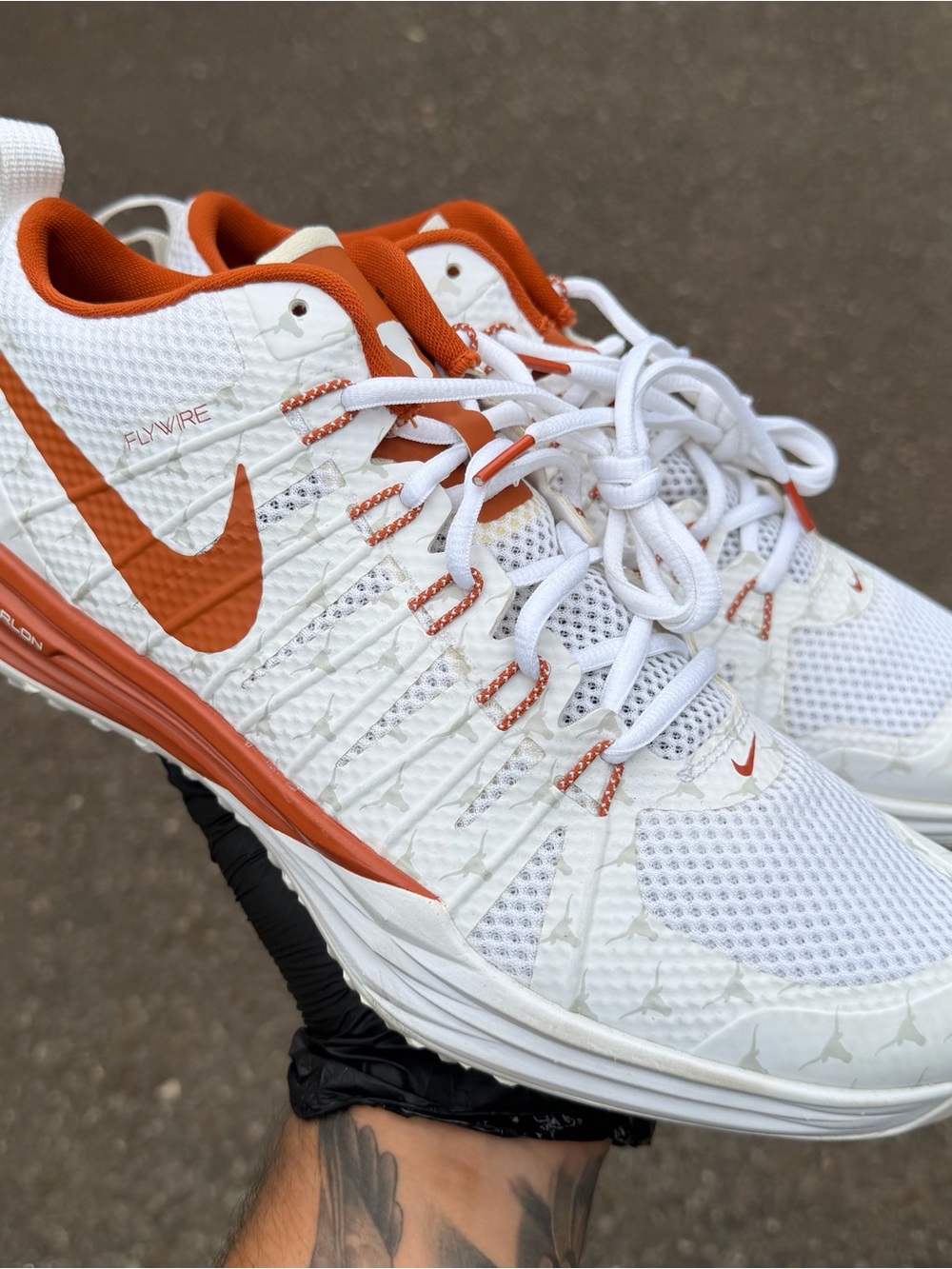RARE Nike Lunar TR1 University Of Texas Orange & White 654283-801 Size 11.5